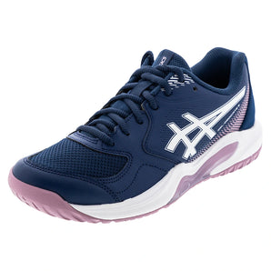 Women's GEL-Dedicate 9 Tennis Shoes Independence Blue and White,Footwear,Asics,Independence Blue/White,5,Tennis Express,1042A316-400F26copy