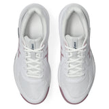Women's GEL-Dedicate 9 Tennis Shoes White and Taro Purple,Footwear,Asics,,,Tennis Express,1042A316_102-3