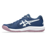 Women's GEL-Dedicate 9 Tennis Shoes Independence Blue and White,Footwear,Asics,,,Tennis Express,1042A316_400-1