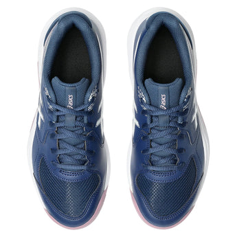 Women's GEL-Dedicate 9 Tennis Shoes Independence Blue and White,Footwear,Asics,,,Tennis Express,1042A316_400-3