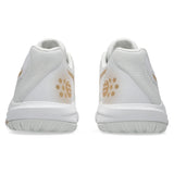 Women's GEL-Dedicate 9 Pickleball Shoes White and Champagne,Footwear,Asics,,,Tennis Express,1042A317_100F26-4