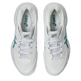 Women's Court FF 3 Tennis Shoes White and Pitch Green,Footwear,Asics,,,Tennis Express,1042A335_100-3