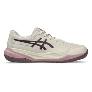 Juniors' GEL-Resolution X GS Tennis Shoes Soft Oat and Dark Aubergine,Footwear,Asics,,,Tennis Express,1044A081_250-2