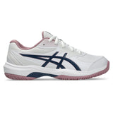 Juniors' GEL-Game GS Tennis Shoes White and Independence Blue,Footwear,Asics,,,Tennis Express,1044A083_104-2