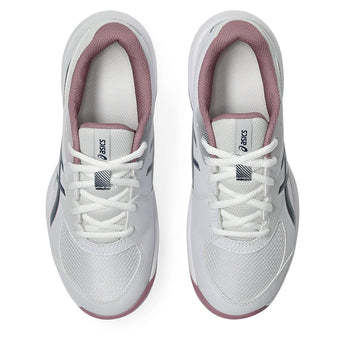 Juniors' GEL-Game GS Tennis Shoes White and Independence Blue,Footwear,Asics,,,Tennis Express,1044A083_104-3