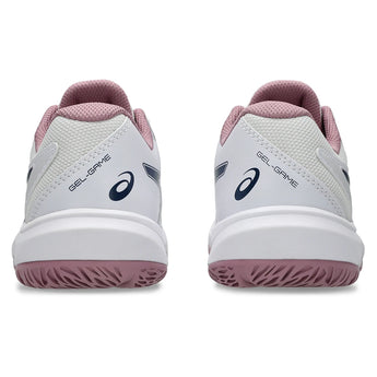 Juniors' GEL-Game GS Tennis Shoes White and Independence Blue,Footwear,Asics,,,Tennis Express,1044A083_104-5