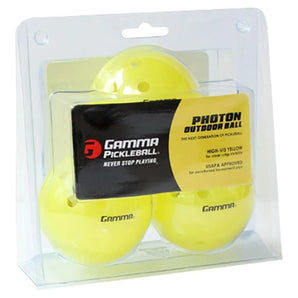 Photon Outdoor Pickleball Ball 3 Pack-Balls-Gamma-105228-DEFAULT-L-Tennis Express