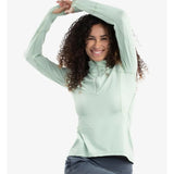 Women's Mock Zip Tennis Top-Apparel-BloqUV-105678-SAGE-L_51be1de7-e8a9-4c5d-b4ea-a6c11add3fb8-Tennis Express