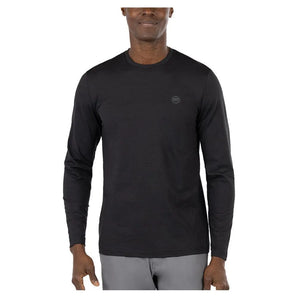 Men's Play List Active Tennis Long Sleeve-Apparel-Travismathew-105813-0BLK_BLACK-L-Tennis Express