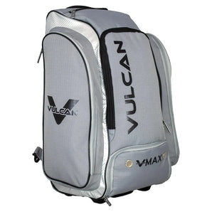 VMAX Roller Pickleball Backpack Grey and Black-Bags-Vulcan-106049-DEFAULT-L-1-[Sku]-Tennis Express