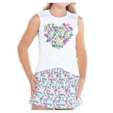 Girls' You Grow Girl Tennis Tank Multi-Apparel-Lucky In Love-106891-DEFAULT-L-Tennis Express