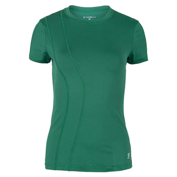 Women's Short Sleeve Tennis Top-Apparel-Sofibella-107016-FOREST_GREEN-L-Tennis Express