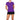 Women's Short Sleeve Tennis Top-Apparel-Sofibella-107016-PURPLE-L-Tennis Express