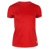 Women's Short Sleeve Tennis Top-Apparel-Sofibella-107016-RED-L-Tennis Express