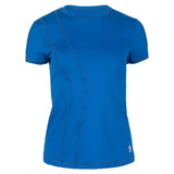 Women's Short Sleeve Tennis Top-Apparel-Sofibella-107016-ROYAL-L-Tennis Express