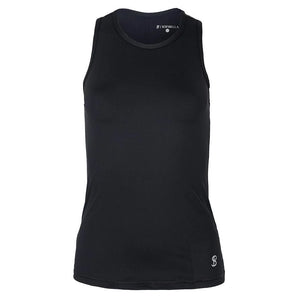 Women's Tennis Tank-Apparel-Sofibella-107017-BLACK-L-Tennis Express