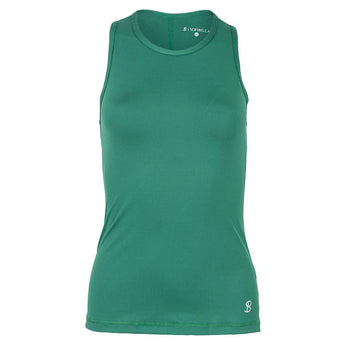 Women's Tennis Tank-Apparel-Sofibella-107017-FOREST_GREEN-L-Tennis Express