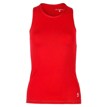 Women's Tennis Tank-Apparel-Sofibella-107017-RED-L-Tennis Express