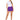 Women's 13 Inch Tennis Skort-Apparel-Sofibella-107018-PURPLE-L-Tennis Express