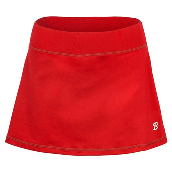 Women's 13 Inch Tennis Skort-Apparel-Sofibella-107018-RED-L-Tennis Express