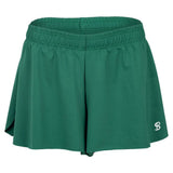 Women's Tennis Shorts-Apparel-Sofibella-107019-FOREST_GREEN-L-Tennis Express