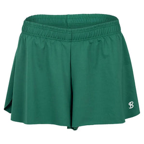 Women's Tennis Shorts-Apparel-Sofibella-107019-FOREST_GREEN-L-Tennis Express