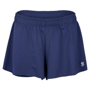 Women's Tennis Shorts-Apparel-Sofibella-107019-NAVY-L-Tennis Express