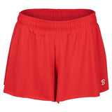 Women's Tennis Shorts-Apparel-Sofibella-107019-RED-L-Tennis Express
