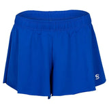 Women's Tennis Shorts-Apparel-Sofibella-107019-ROYAL-L-Tennis Express
