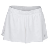 Women's Tennis Shorts-Apparel-Sofibella-107019-WHITE-L-Tennis Express