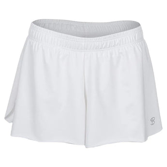 Women's Tennis Shorts-Apparel-Sofibella-107019-WHITE-L-Tennis Express