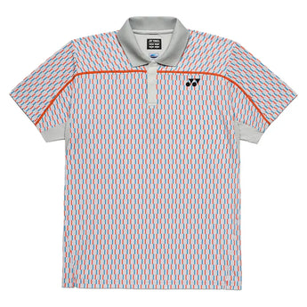 Unisex Tournament Tennis Polo,Apparel,Yonex,Silver Gray,S,Tennis Express,10706-w-1