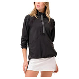 Women's Nevo Etoile Tennis Jacket-Apparel-Lija-107095-BLACK-L-Tennis Express