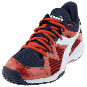 Junior's B.Icon 2 Tennis Shoes Blue Corsair and White 1.5Y,Footwear,Diadora,,,Tennis Express,107378-DEFAULT-L
