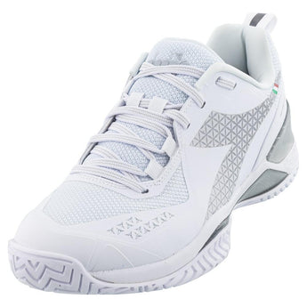 Women's Blushield Torneo 2 AG Tennis Shoes White,Footwear,Diadora,,,Tennis Express,107390-DEFAULT-L