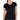 Women's Excel V-Neck Tennis Short Sleeve-Apparel-K-Swiss-107476-001_BLACK-L-Tennis Express