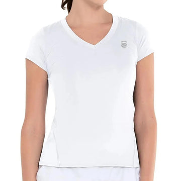 Women's Excel V-Neck Tennis Short Sleeve
