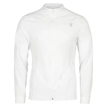 Men's Shield Tennis Jacket White-Apparel-K-Swiss-107739-DEFAULT-L-Tennis Express