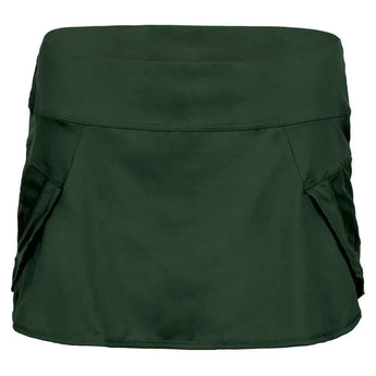 Women's Team Pulse Wave Tennis Skort-Apparel-Lucky In Love-107748-300_GREEN-L-Tennis Express