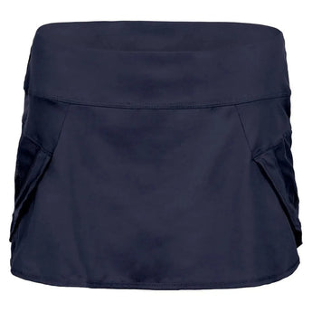 Women's Team Pulse Wave Tennis Skort-Apparel-Lucky In Love-107748-433_NAVY-L-Tennis Express