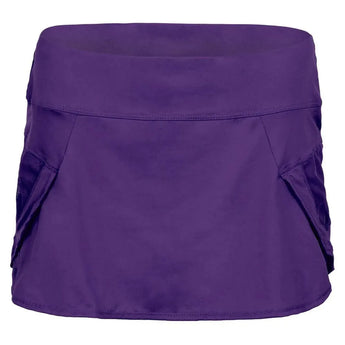 Women's Team Pulse Wave Tennis Skort-Apparel-Lucky In Love-107748-500_PURPLE-L-Tennis Express