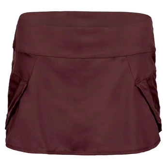 Women's Team Pulse Wave Tennis Skort-Apparel-Lucky In Love-107748-600_MAROON-L-Tennis Express