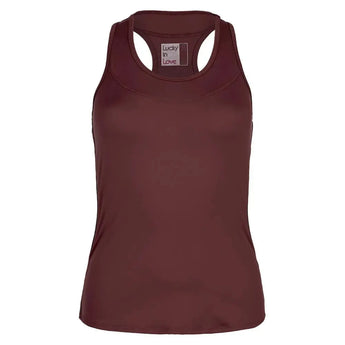 Women's Team Racerback Tennis Tank-Apparel-Lucky In Love-107807-600_MAROON-L-Tennis Express