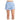 Women`s Chambray Ruched Tennis Skort Light Denim