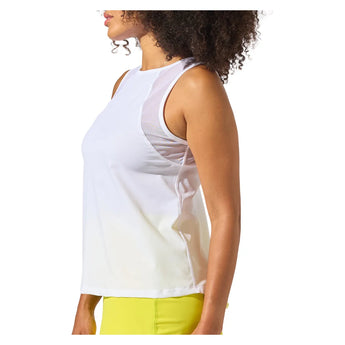 Women's Swing Tennis Tank Top White, Bobbe, Tennis Express, 108-50109BF26-3