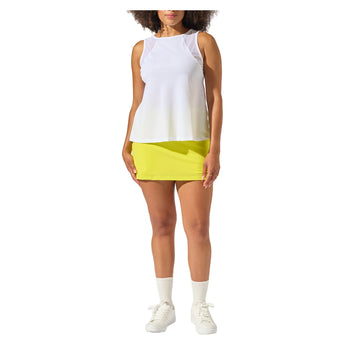 Women's Swing Tennis Tank Top White, Bobbe, Tennis Express, 108-50109BF26-4