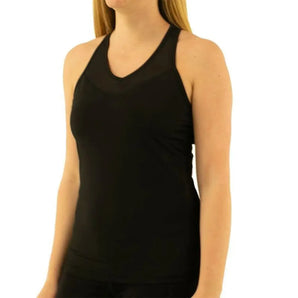 Women's Essentials Racerback Tennis Tank-Apparel-Fila-108130-001_BLACK-L-Tennis Express