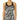 Women`s Tie Breaker Print Racerback Tennis Tank Swirl and White