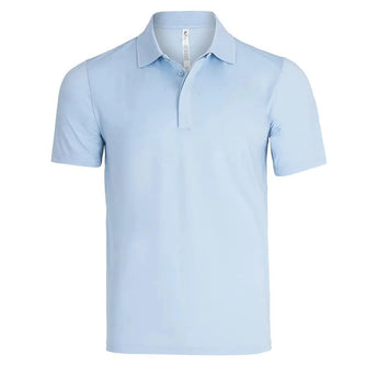 Men's Essentials Tennis Polo-Apparel-Fila-108294-455_BLUE_CHILL-L-Tennis Express