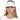 Women's Lucky Logo Stretch Tennis Visor-Apparel-Lucky In Love-108414-110_WHITE-L-Tennis Express